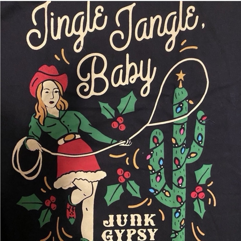 Junk Gypsy Black Graphic Tee - Short Sleeve